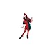 Adult Red Green Holiday XMAS Elf Santas Helper Costume Womens US Standard (6-12)