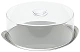 WMF 12-Inch Stainless Steel Cake Plate with Cover