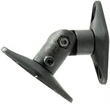 PEERLESS SPK725 UNIVERSAL WALL & CEILING SPEAKER MOUNT, 5 PK (BLACK)