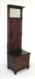 Simpatico Hall Tree (Brown) (69"H x 21.5"W x 16"D)