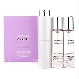 Chanel CHANCE EAU TENDRE Eau de Toilette spray rechargeable 3x 20 ml