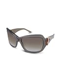 Marc Jacobs Signature Horsebit Plastic Oversized Sunglasses grey/brown-grey