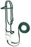WEAVER HORSE NYLON BRIDLE SET HEADSTALL REINS RED