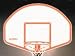 54 Fiberglass Indoor / Outdoor Official Competition Size Basketball Backboard