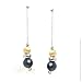 MILLE LUCCI: *BINGLE BANGLE NAIROBI PEARLE EARRING*