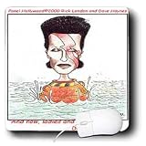  : Londons Times Funny Music Cartoons - David Bowie Collectible - Mouse Pads