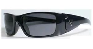 Fatheadz Men's Black Nitro 155mm Polarized Sunglasses-FH-00122