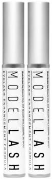 Model Lash - Premium-Strength Eyelash &amp; Eyebrow Rejuvenating Serum Longer Stronger Lashes Within Weeks Provides Protection Against Brittleness &amp; Breakage (2  Tubes)