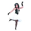 PETTICOAT DAMEN 50 cm WEISS