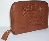 Dale Earnhardt Jr . Brown Leather Key and Coin Wallet