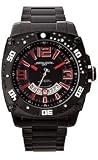 Jorg Gray Solid Stainless Steel Bracelet Black Dial Men's watch #JG9800-24