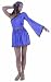 Purple Roman Toga for Adults (Sandals and headpiece not included. Looks Blue in picture - This is PURPLE) Image