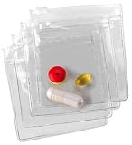 Lewis N. Clark Refill Pouches For Pill Organizer - set of 4 Packing Folders & Cubes