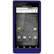 GTMax Dark Blue Durable Rubber Hard Snap On Crystal Cover Case for Verizon Motorola Droid A855 CDMA Cell Phone