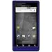 GTMax Dark Blue Durable Rubber Hard Snap On Crystal Cover Case for Verizon Motorola Droid A855 CDMA Cell Phone