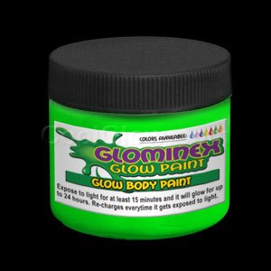 Glominex™ Glow Body Paint 1 oz Jar - Green