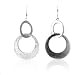 Sterling Silver High Polished Circle Earrings