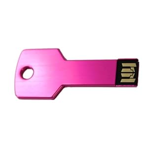 4GB Metal Key USB 2.0 Flash Drive Red