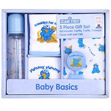 SesameStreetCookieMonster5-PieceBabyBasicsGiftSet-Blue(0-6months)
