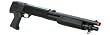 Crosman Stinger S34P. Multi shot pump shotgun, with two 30 BB cartridge shells.