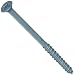 Wej-It Steel Concrete Screw, Zinc Plated Finish, Flat Head, Phillips Drive, 2-3/4" Length, Made in US (Pack of 100)