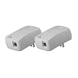 Corinex AV200 Powerline Ethernet Wall Mount - Dual Pack