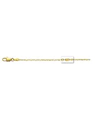 14k Solid Yellow Gold Bead Ball Chain 18" 1.2mm