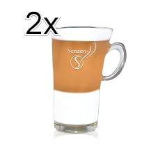 Senseo Latte Macchiato Glastasse, 260 ml, 2er Pack