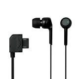 携帯電話用ヘッドホン/平型/ステレオ/ブラック