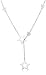 Silver Stars / Trace Lariat Chain 16 - 18