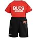 Reebok Tampa Bay Buccaneers Toddler Red-Black Crew Creeper & Shorts Set