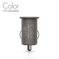 Elago Color Usb Car Charger-Gray for Iphone 4/3g/s and Other Device with USB Port.
