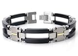 Dolan Bullock GENEVA 18K Gold & Black Titanium Steel Bracelet