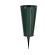 Novelty 05131 Flat Bottom Plastic Vase, Green, 5-Inch