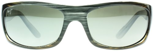 Maui Jim 261-11D Surf Rider Wrap Sunglasses Polarised Lens Mirrored