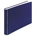 Wilson Jones Casebound Dubllock Round Ring Binder, 1" Capacity, 11" X 17", Blue Canvas, W346-70NB