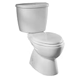 American Standard 2566.216.020 FloWise Dual Flush Right Height Elongated Complete Toilet, White