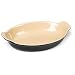 Le Creuset Heritage Stoneware Petite Oval Au Gratin Dish, Black Onyx