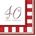 NEU RUBIN HOCHZEIT 40. Servietten 40 Years Together
