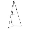 Quartet Aluminum Lightweight Telescoping Display Easel, Black Finish (51E)