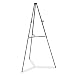 Quartet Aluminum Lightweight Telescoping Display Easel, Black Finish (51E)