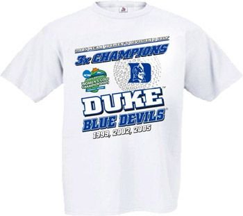 Buy NCAA 2005 Ladies Golf National Champions T-Shirt by TL Sportswear