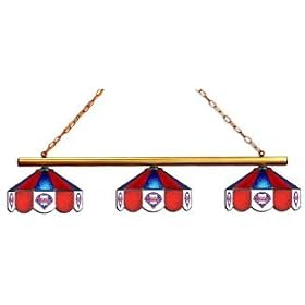 Philadelphia Phillies 3pc SWAG STAINED GLASS POOL BILLIARD TABLE LAMP LIGHT
