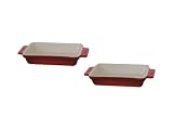 Staub �Z���~�b�N�~�j�f�B�b�V�����N�^���M�����[ 15�~11cm ���b�h 2pcs 1741540