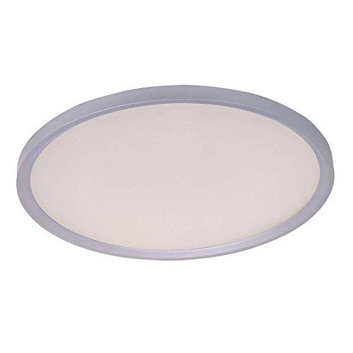ET2 E22442-11MS, Moonbeam Flush Mount Ceiling Lighting, 1 Light LED, Silver
