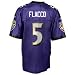 Joe Flacco Jersey: Reebok Purple Replica #5 Baltimore Ravens Jersey - Medium