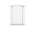 Bindaboo Pet Gates - Swing closed 40" extra tall doorway pet gate fits openings 28" to 32", white.