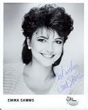 Signed Samms, Emma 8x10 B&W Photo