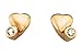 SPINNING Jewelry Ohrstecker 333 Gold 8 KT "HEART TWIST" Zirkonia 310202