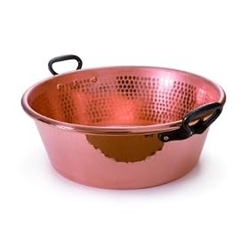 Bassine � confiture martel�e poign�es fonte 40cm - M'Passion